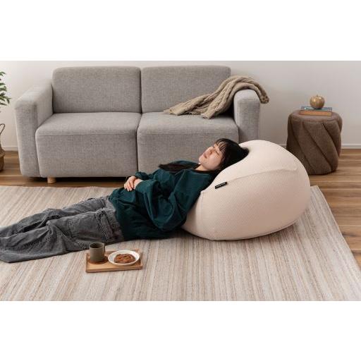 東谷(あずまや) ビーズクッション ベージュ GLK-601BE【メーカー直送品