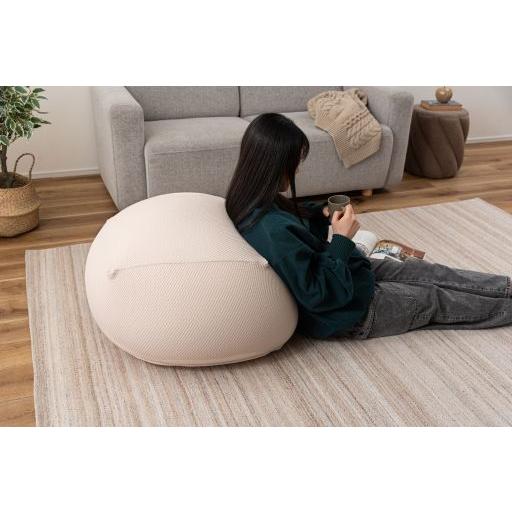 東谷(あずまや) ビーズクッション ベージュ GLK-601BE【メーカー直送品