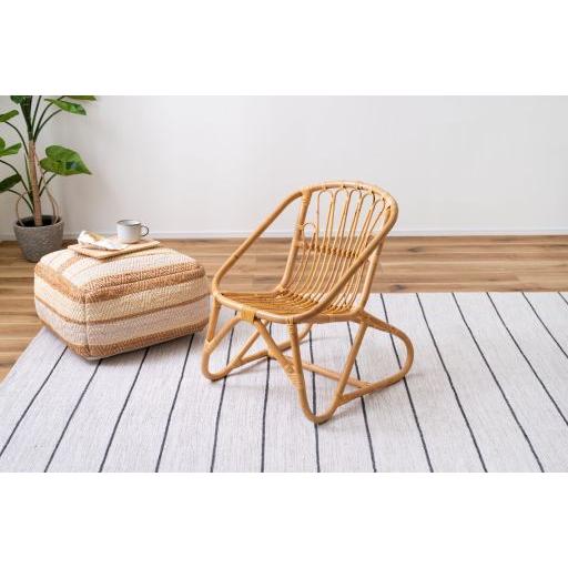 【メーカー直送】東谷 GUY-256 ラタンチェア（ナチュラル） Azumaya 東谷(あずまや) ラタンチェア ナチュラル GUY-256【メーカー直送品