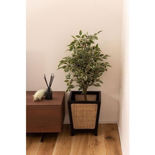 プランターカバー ラタン 木製 室内 おしゃれ 足付き GUY-924 N01 プランターカバー ラタン 木製 室内 おしゃれ 足付き GUY-924 N01