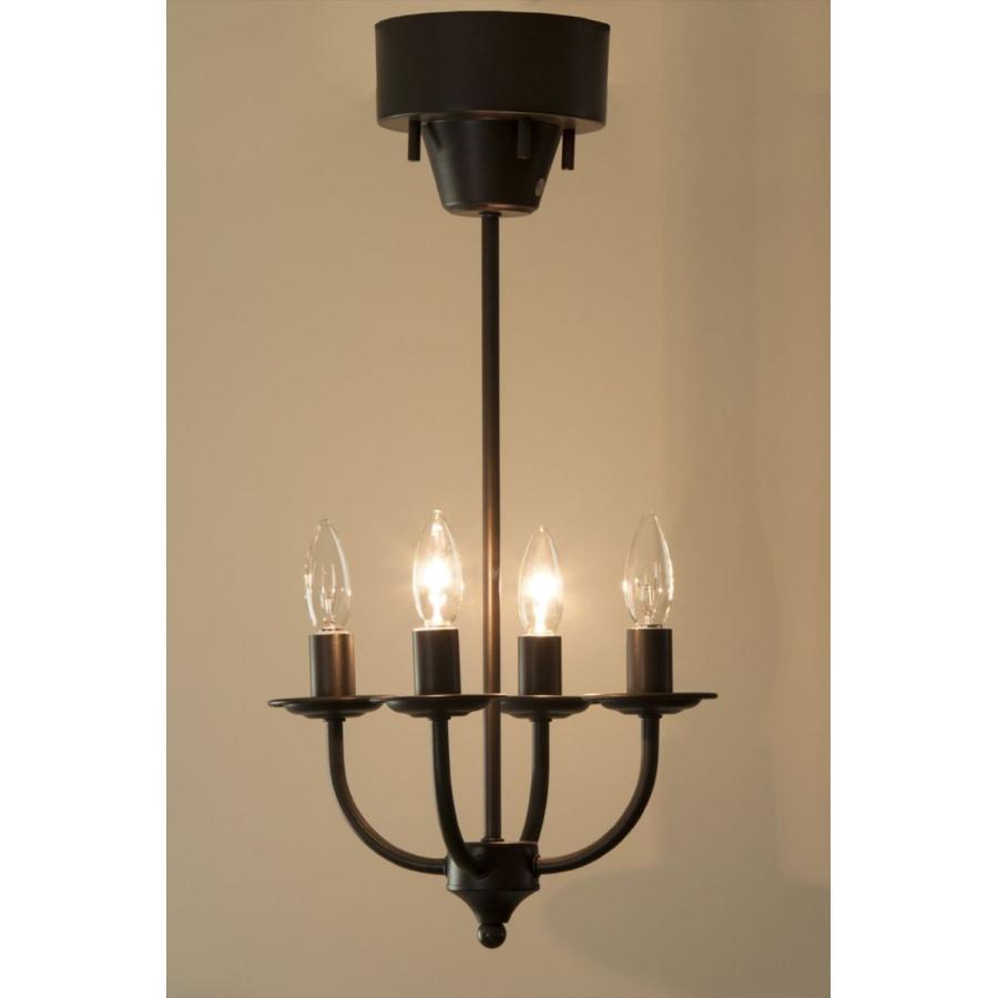 東谷(あずまや) アーツ ライト 4バルブ ブラウン LHT-701ABR【メーカー