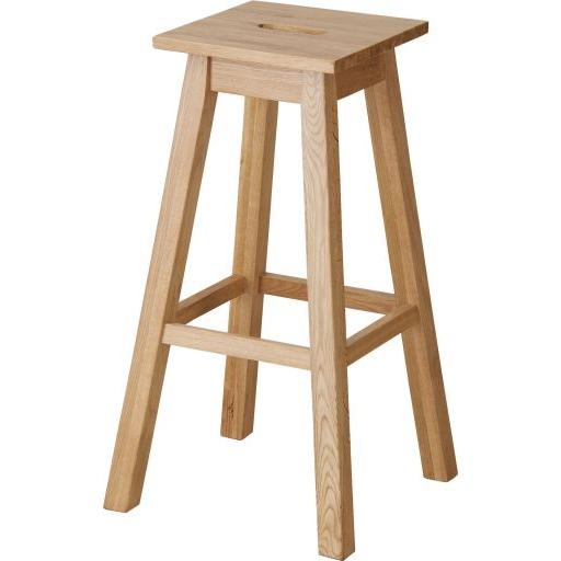 【メーカー直送】東谷 MTK-530NA 角ハイスツール（ナチュラル） Azumaya 東谷(あずまや) ヘンリー 角ハイスツール ナチュラル MTK-530NA