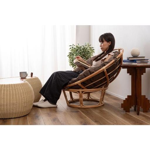 Nest Circle Chair 一人掛けナチュラルブラウンNS-537BR 東谷(あずまや) ネストサークルチェア ブラウン NS-537BR【メーカー