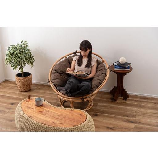 Nest Circle Chair 一人掛けナチュラルブラウンNS-537BR 東谷(あずまや) ネストサークルチェア ブラウン NS-537BR【メーカー