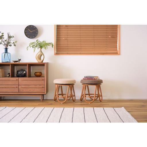 【メーカー直送】東谷 NS-538BE モリー 回転スツール（ブラウン） Azumaya 東谷(あずまや) モリー 回転スツール ブラウン NS-538BE【メーカー直送