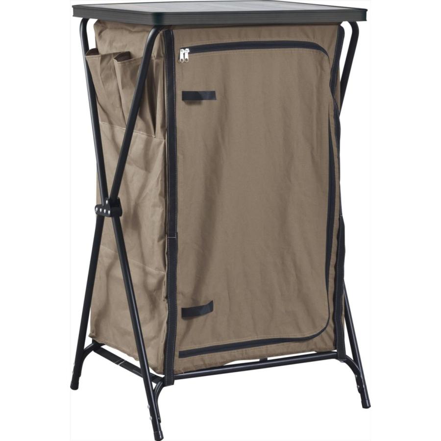 東谷 フォールディングキャビネット3D(OLC-627BR) メーカー在庫品 東谷(あずまや) フォールディングキャビネット3D ブラウン OLC-627BR