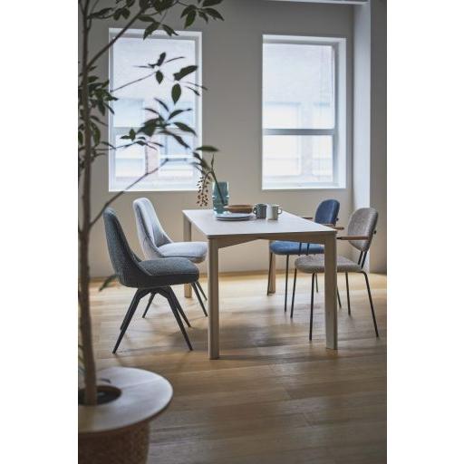 東谷(あずまや) 回転チェア ホワイト PC-181WH【メーカー直送品