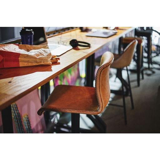 東谷(あずまや) カウンターチェア キャメル PC-254CA【メーカー直送品