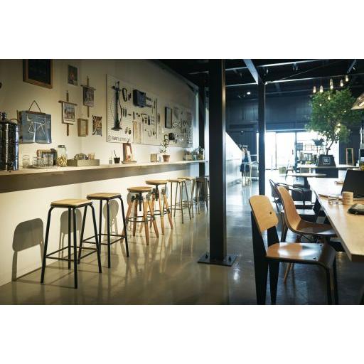 東谷(あずまや) ハイスツール ブラック PC-67BK【メーカー直送品