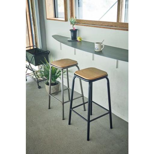 東谷(あずまや) ハイスツール シルバー PC-67SV【メーカー直送品