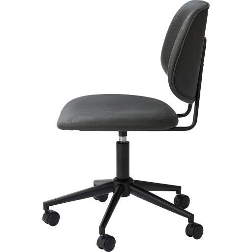 東谷(あずまや) デスクチェア ブラック PC-79BK【メーカー直送品