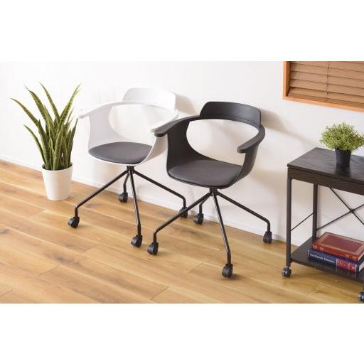 【メーカー直送】東谷 PC-986WH デスクチェア（ホワイト） Azumaya 東谷(あずまや) デスクチェア ホワイト PC-986WH【メーカー直送品