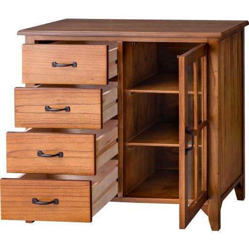 AZUMAYAティンバーキャビネット 東谷(あずまや) ティンバー キャビネット ブラウン PM-320【メーカー