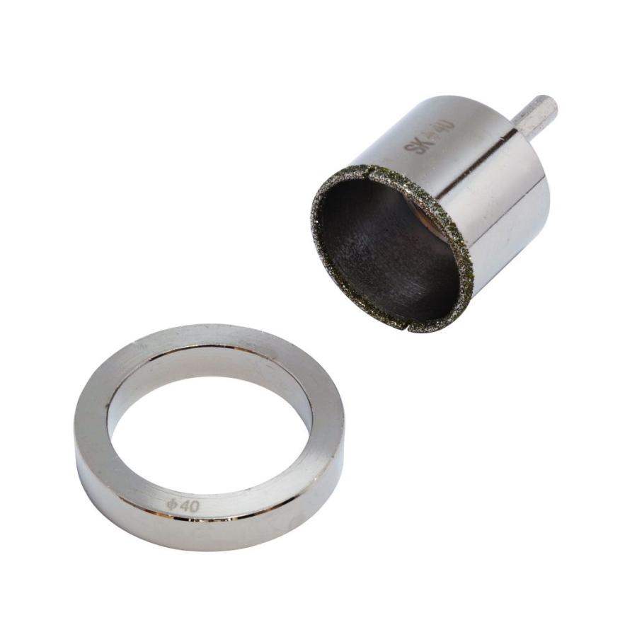 新潟精機 新潟精機（SK）電着ダイヤモンドコアドリル 40mm DC-40 