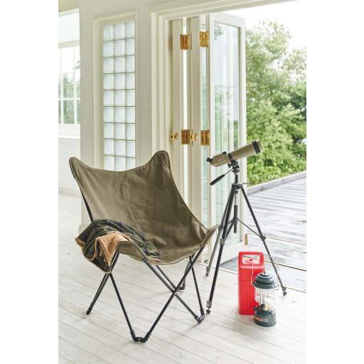東谷(あずまや) フォールディングチェア カーキ TOE-120KH【メーカー
