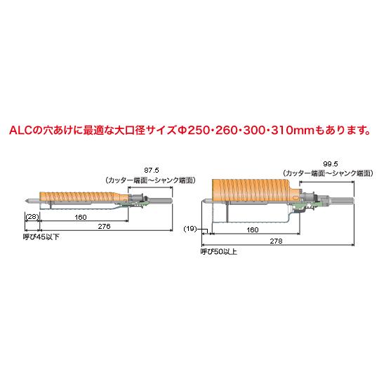 ミヤナガ ハイパーダイヤコアドリル(セット) PCHP060 ストレート