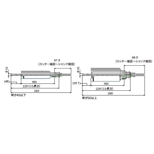 ミヤナガ 振動用コアドリル‐Sコア 振動用コアドリル(セット) SDSプラス  