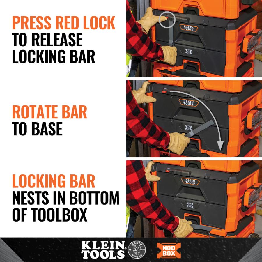 KLEINTOOLS クラインツール 54822MB MODBOX 2段引き出しツールボックス