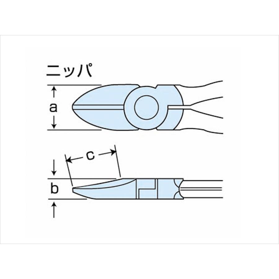 MERRY メリー 99WK-150 99W VA線用ニッパ 艶無しオールブラック