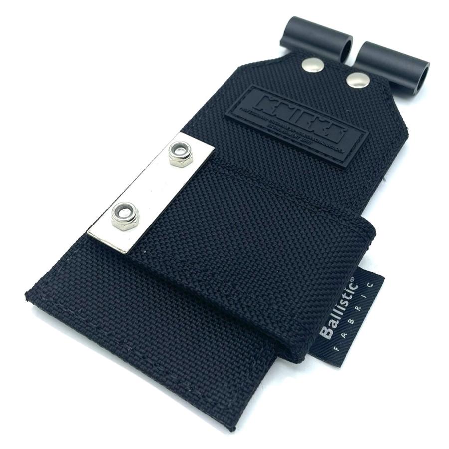 knicksバリスティックアルミブルー補強 自在ホルダー BA-SE黒タグ