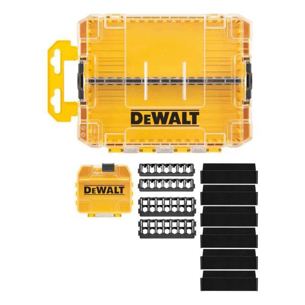 DEWALT デウォルト DT70802QZ タフケース(中)セット【バルクタフケース×1個＋ビットバー×4個+仕切り(大)×1個＋仕切り