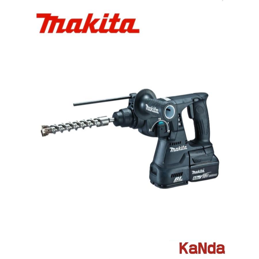 マキタ（makita） HR244DRGXB 充電式ハンマドリル（黒）バッテリ