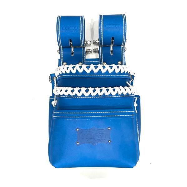 KNICKS ニックス KGBL-301DDX 公認カスタム革紐W巻き 最高級青色