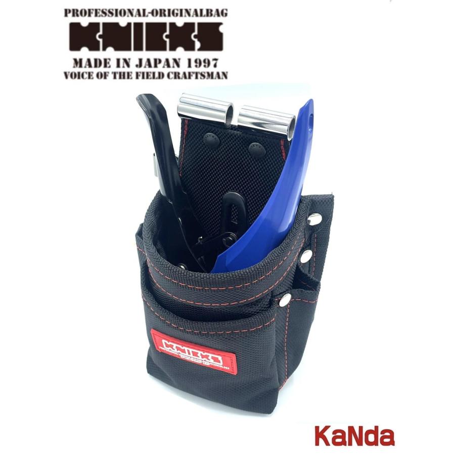 KNICKS ニックス 赤タグ KCS-201VADX SUS背面補強入り小物腰袋 KNICKS ニックス 赤タグ KCS-201VADX SUS背面補強入り小物腰袋