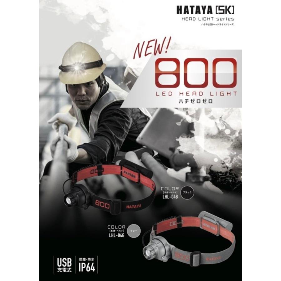 HATAYA ハタヤ LHL-04R 充電式LEDヘッドライト800(ハチゼロゼロ HATAYA ハタヤ LHL-04R 充電式LEDヘッドライト800(ハチゼロゼロ
