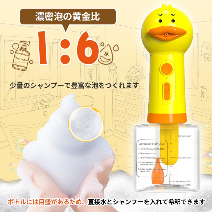 ソープディスペンサー ペット 猫 犬 シャンプー 泡立て器 自動 泡 Type