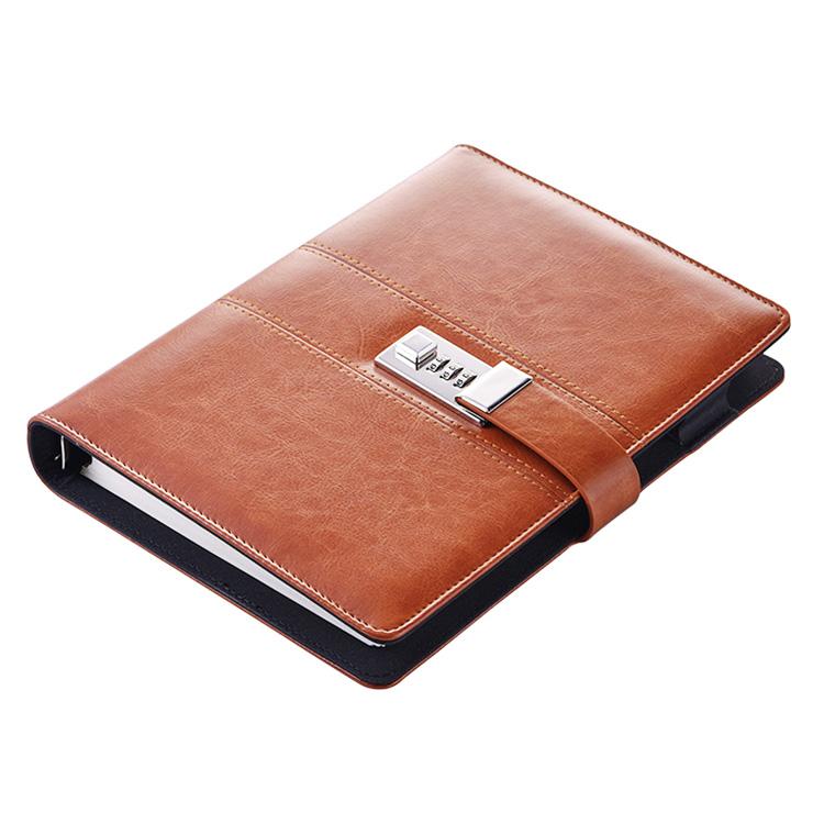 システム手帳 A5 6穴 ダイヤルロック付き 25mm スリム リフィル 手帳