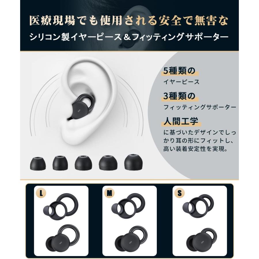 寝ホン 痛くない ワイヤレス イヤホン Bluetooth 寝ながら 完全