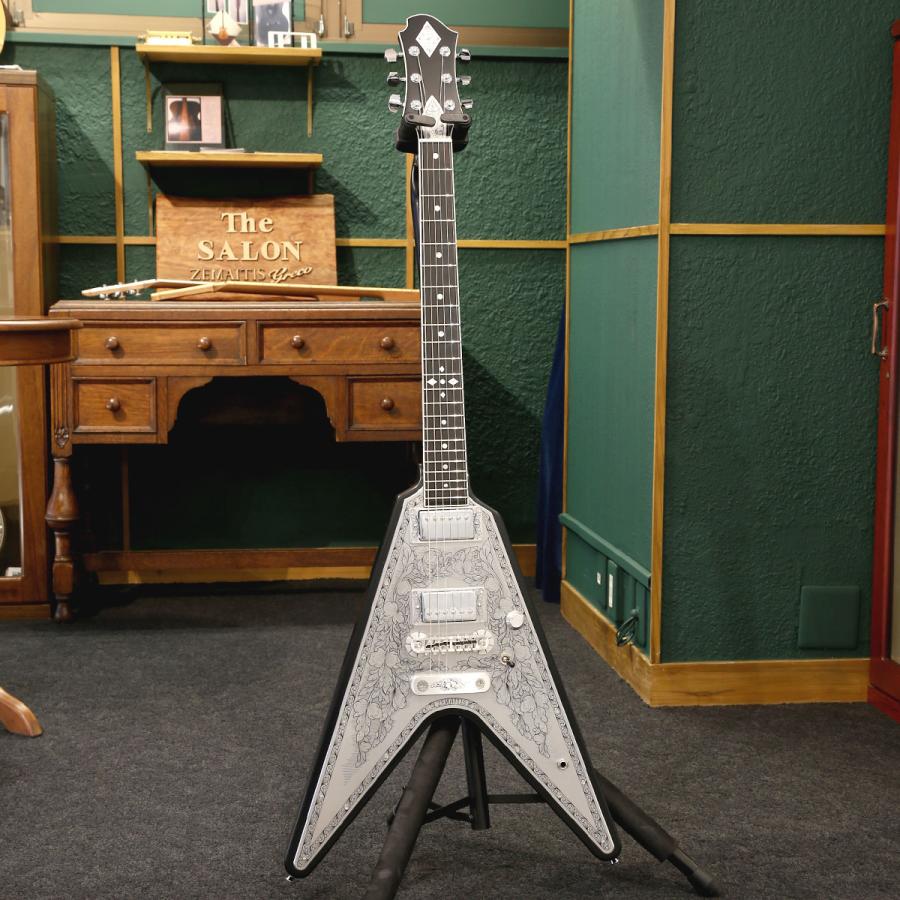 Zemaitis ゼマイティス エレキギター Metal Fronts MFV22, Black