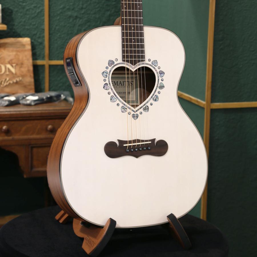 Zemaitis ゼマイティス アコースティックギター CAF-90H, White