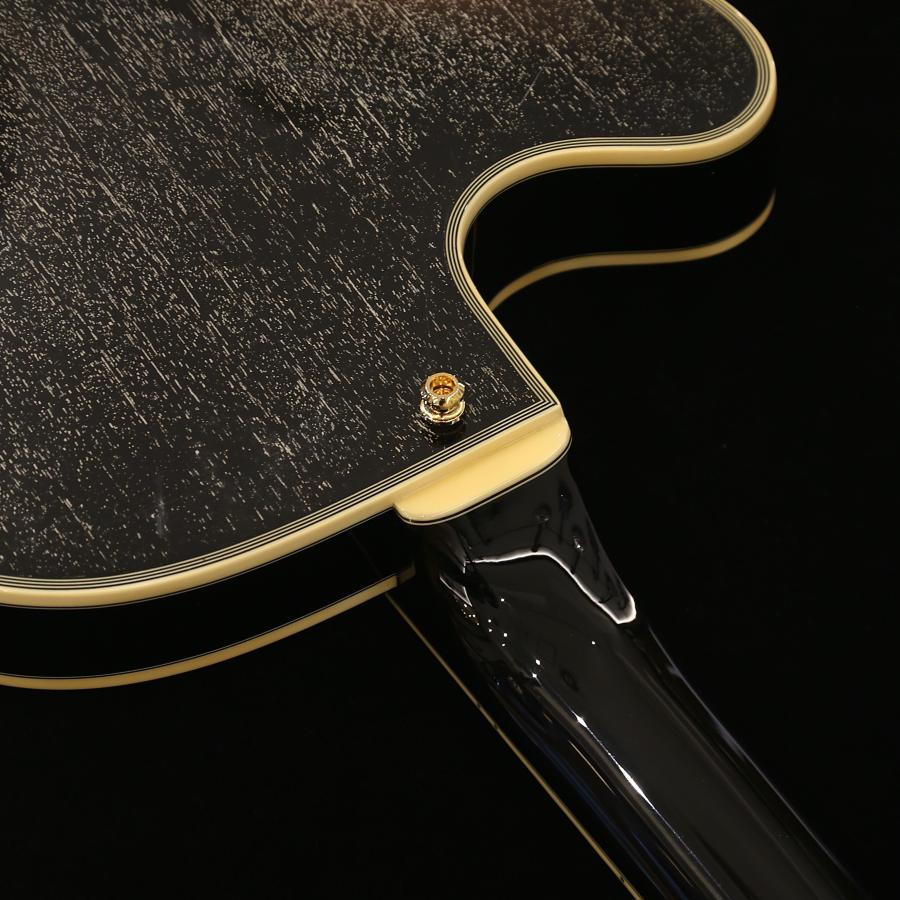 アウトレットセール D'Angelico ディアンジェリコ エレキ フルアコ Excel 59 Shield Tremolo Black Dog ダンカンPU P-90の画像