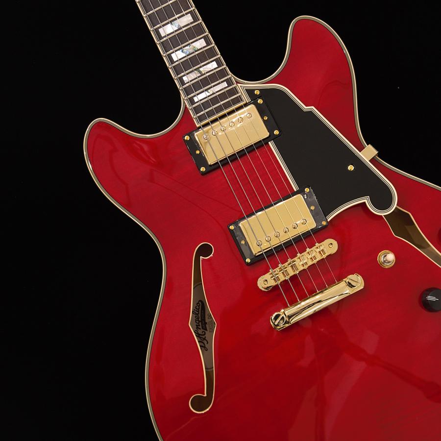アウトレットセール D'Angelico ディアンジェリコ エレキギター セミアコ セミホロー Excel DC Trans Cherryの画像