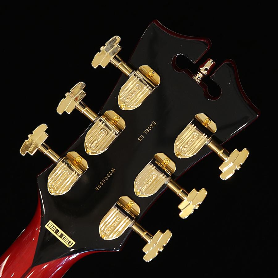 アウトレットセール D'Angelico ディアンジェリコ エレキギター セミアコ セミホロー Excel SS Trans Cherry ダンカンPUの画像