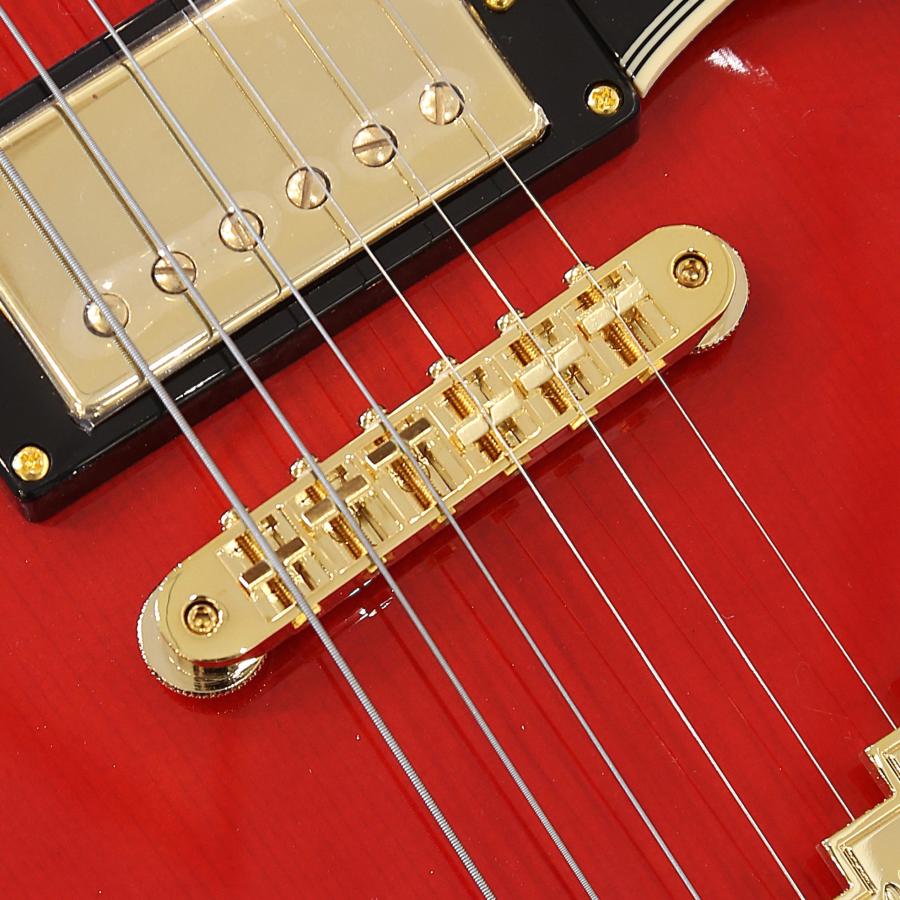 アウトレットセール D'Angelico ディアンジェリコ エレキギター セミアコ セミホロー Excel SS Trans Cherry ダンカンPUの画像