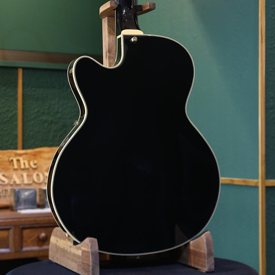 アウトレットセール D'Angelico ディアンジェリコ エレキギター フルアコ ホローボディ Excel 59 Solid Black ブラック 黒の画像