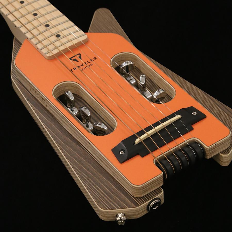 アウトレットセール Traveler Guitar トラベラーギター エレアコ Ultra-Light EDGE， Bittersweet Orange & Molten Lava 軽量 旅行用 アコギ_7