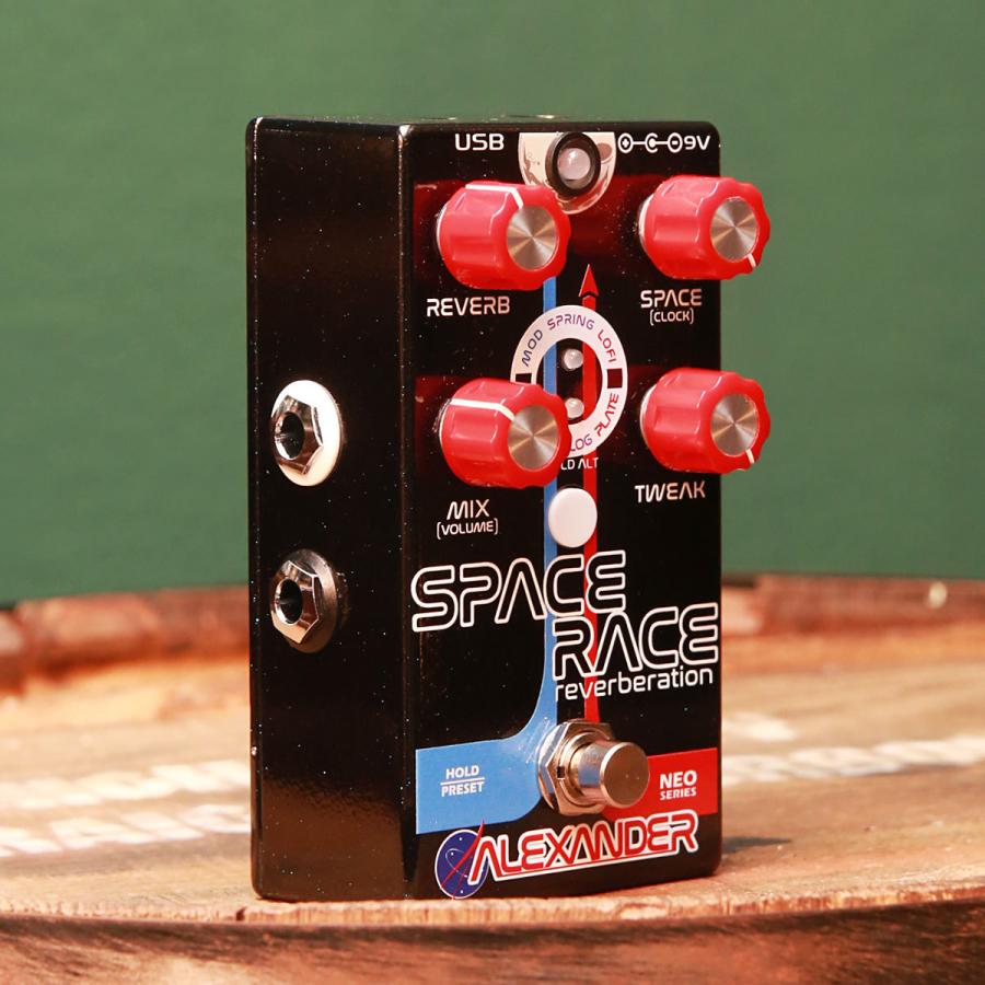 エフェクター　リバーブ　Alexander Pedals/Space Race Alexander Pedals Space Race – Motor City Guitar
