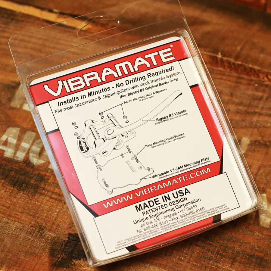 VIBRAMATE ヴィブラメイト V5-JAM Mounting Kit White テイルピース専用 マウントキット ホワイト｜kandashokai｜02