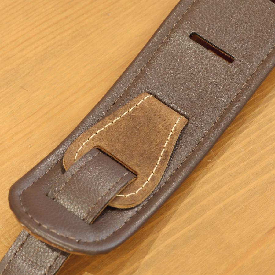 LM Products ギターストラップ レザーストラップ Premier Guitar Strap Rustic Leather PM-12 Dakota Tan ダコタ タン｜kandashokai｜03