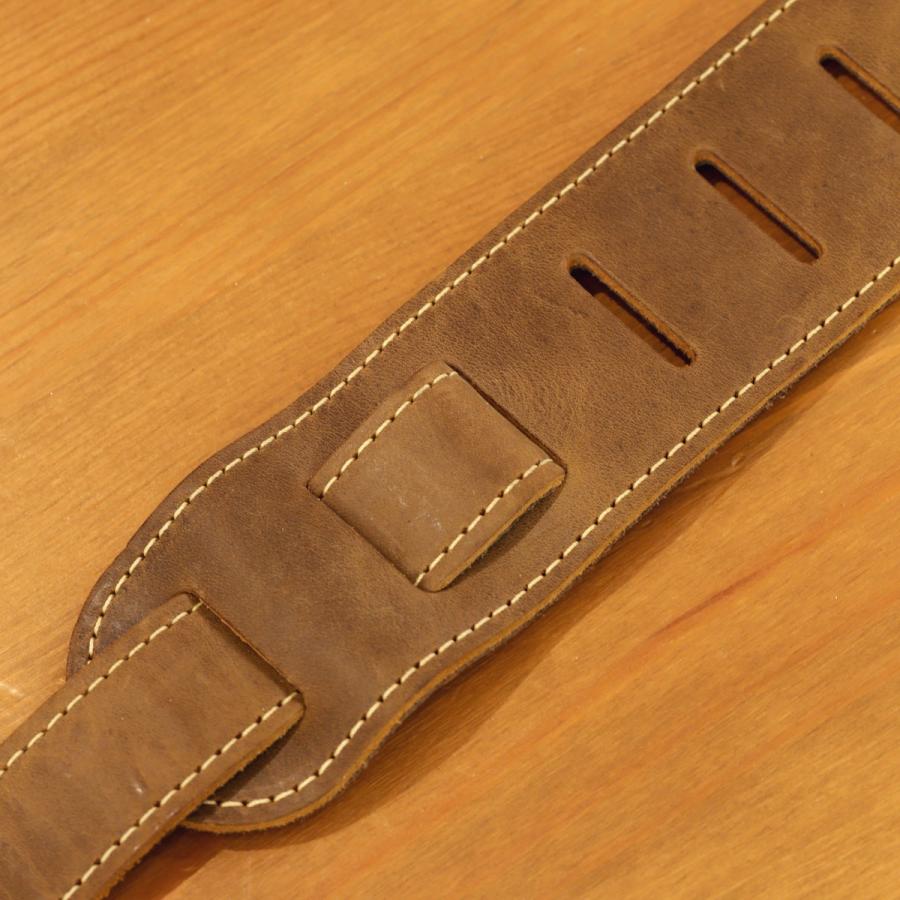 LM Products ギターストラップ レザーストラップ Classic Leather - Rustic Leather LS-2304W Dakota Tan ダコタ・タン｜kandashokai｜02