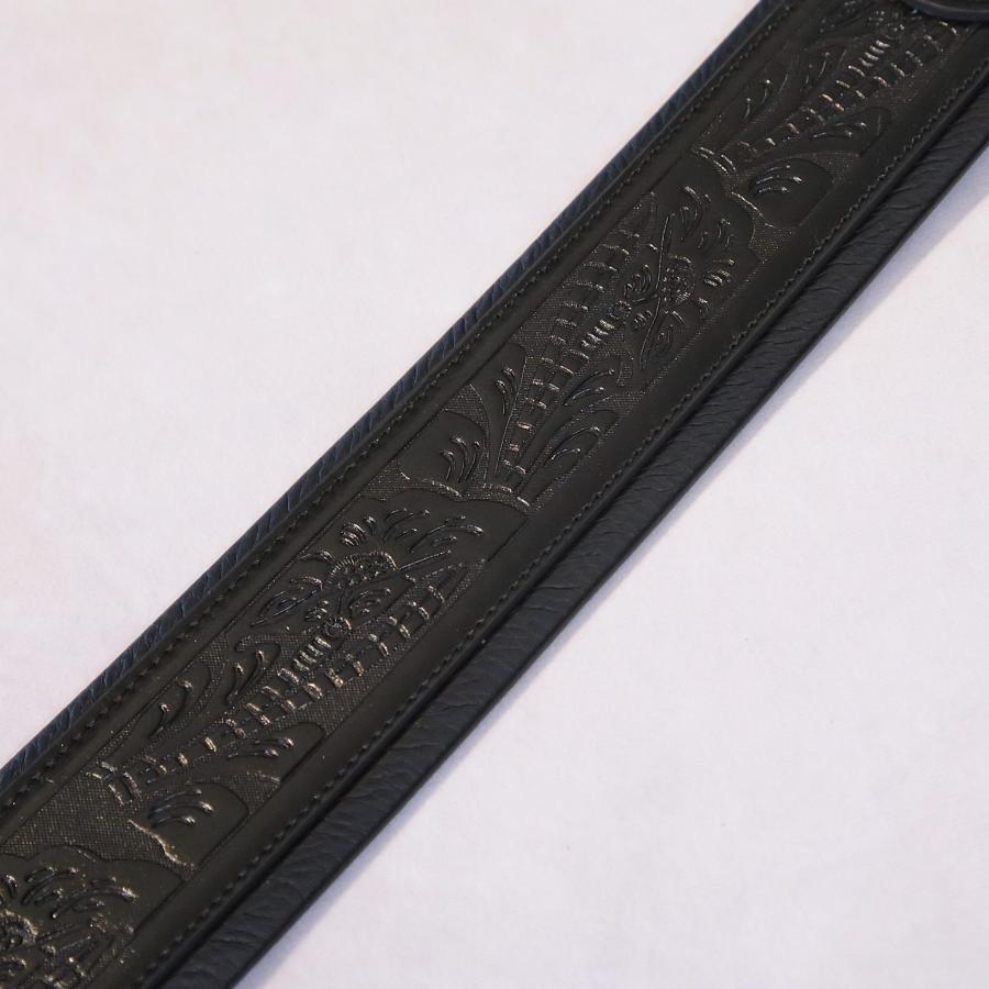 Zemaitis ゼマイティス ギターストラップ レザー Embossed Leather