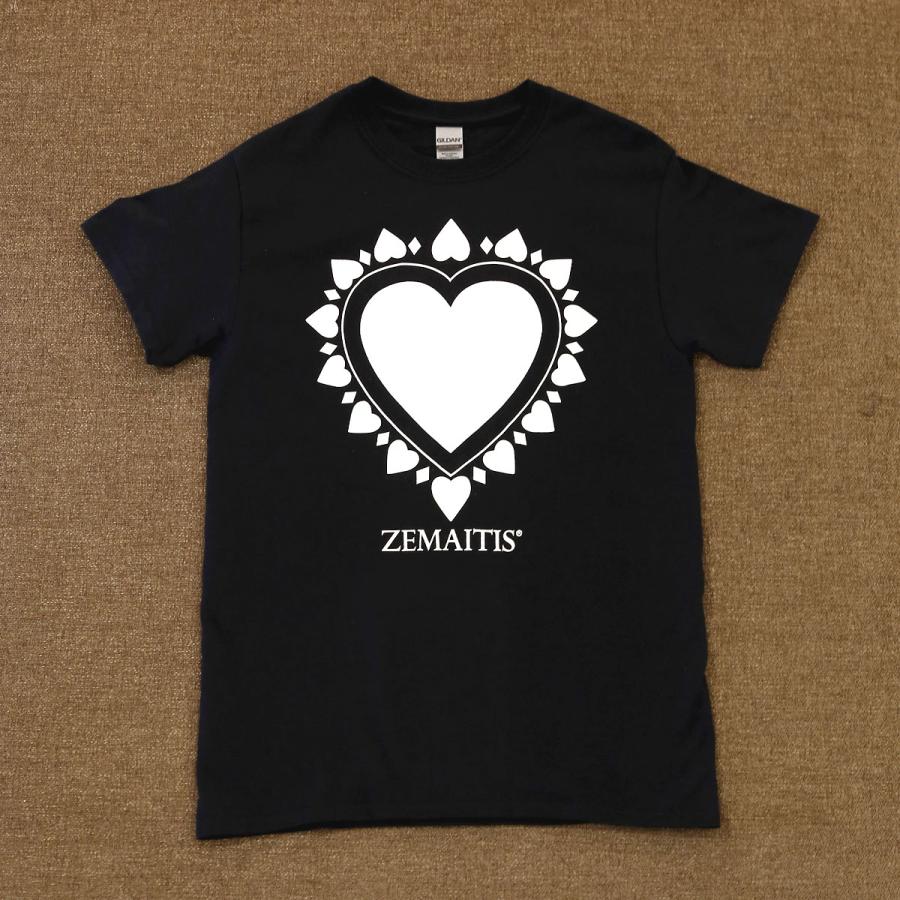 ZEMAITIS ゼマイティス T-SHIRTS HEART BLK S メンズ Tシャツ S ZEMAITIS ゼマイティス T-SHIRTS HEART BLK S メンズ Tシャツ S