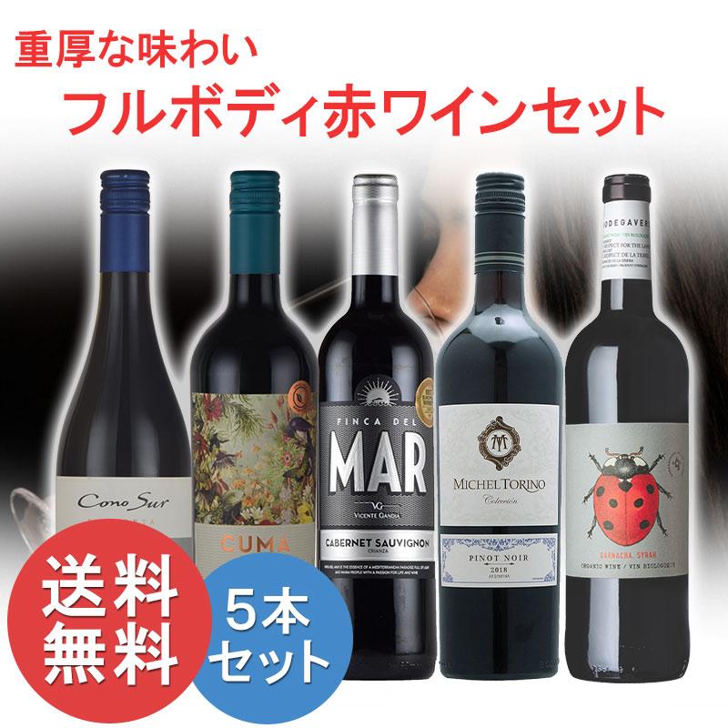 全てフルボディの赤ワインセット フルボディ 赤 ワイン セット ５本 wine set 父の日｜kandasyouten｜02