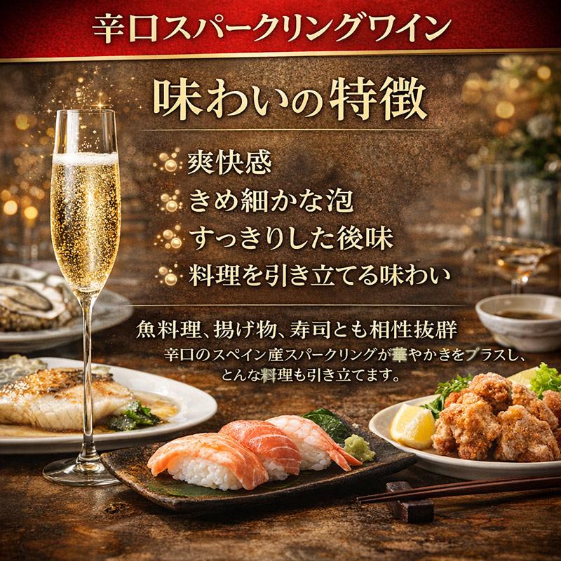 スパークリング ワイン セット 辛口 CAVA スペイン カヴァ カバ 3本