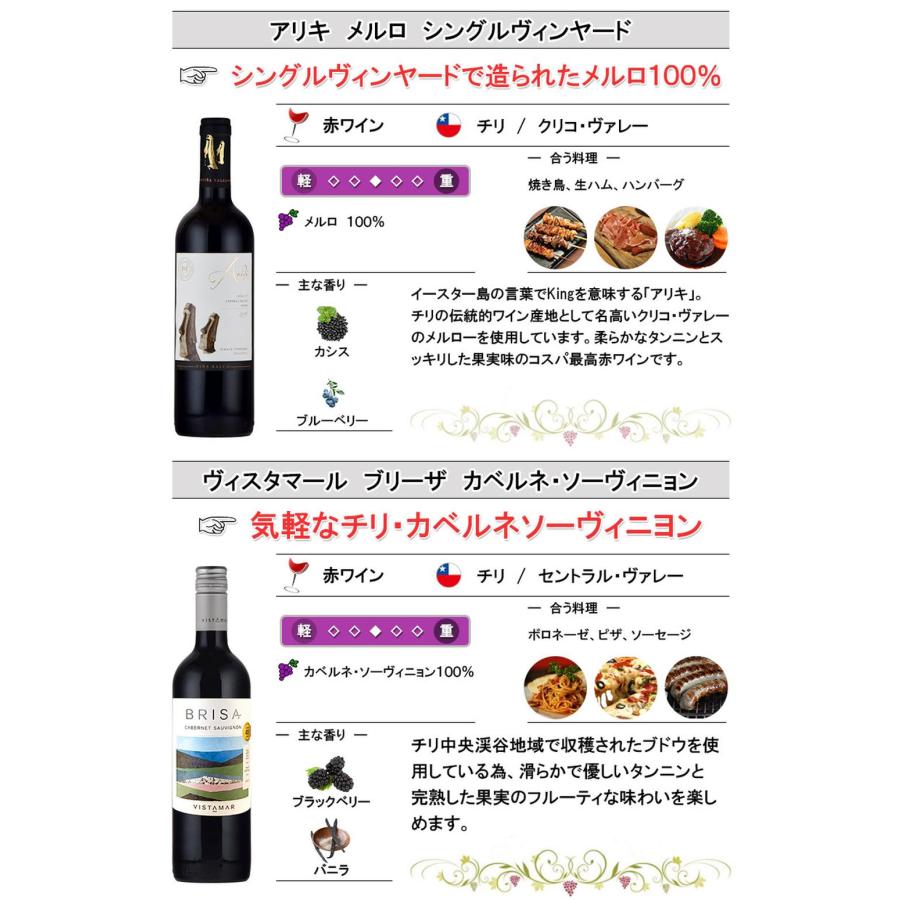チリ産赤ワイン 12本 飲み比べセット 750ml×12本 母の日 : 神田商店