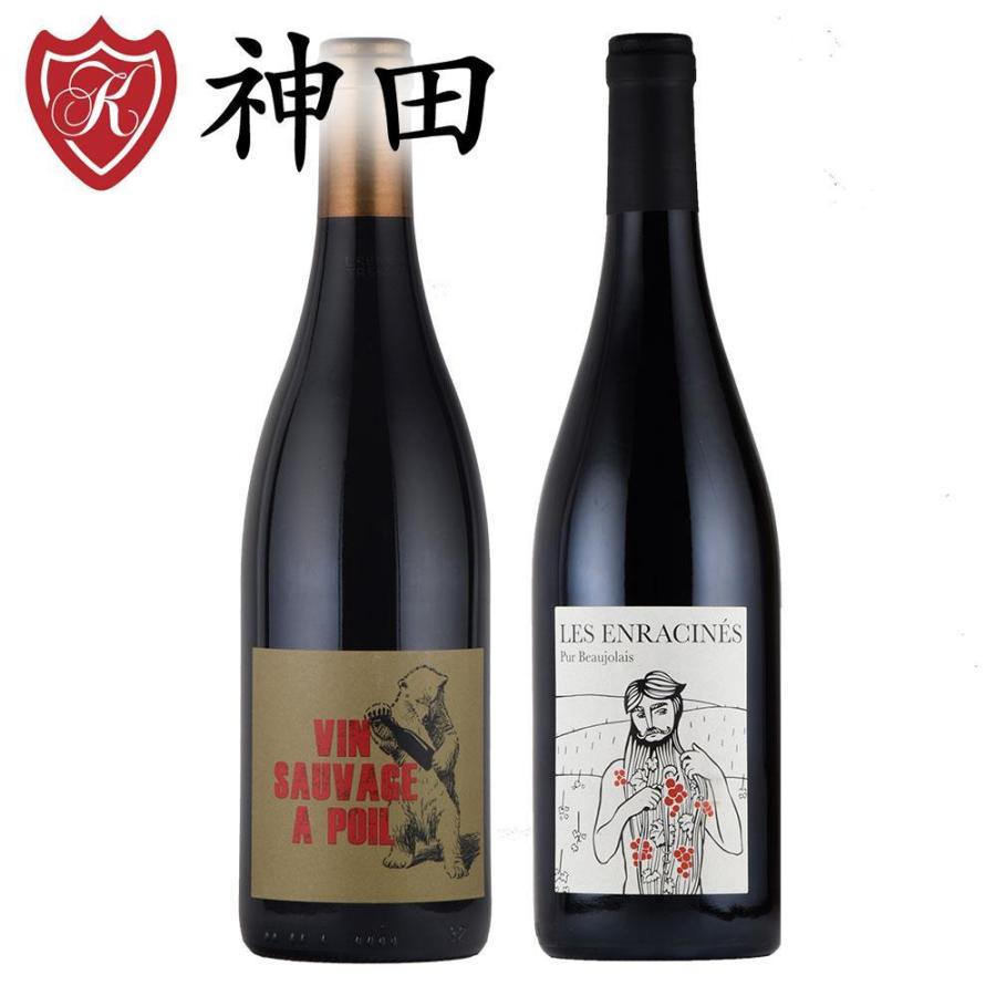 オーガニック ボジョレー赤ワイン2本セット 酸化防止剤 無添加 